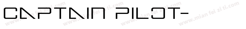 Captain Pilot字体转换
